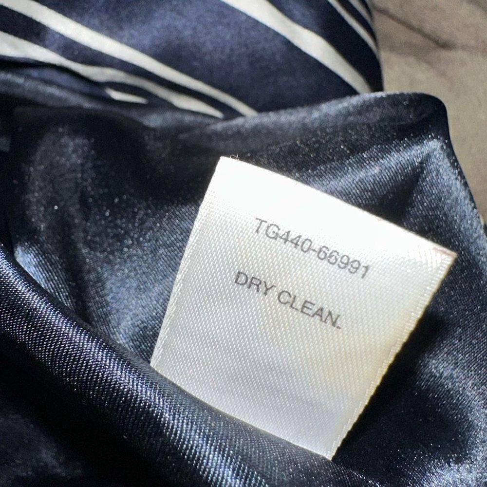 Vintage Pendleton 100% Silk Chevron Midi Skirt Women’s 12 Timeless Preppy - Picture 10 of 13
